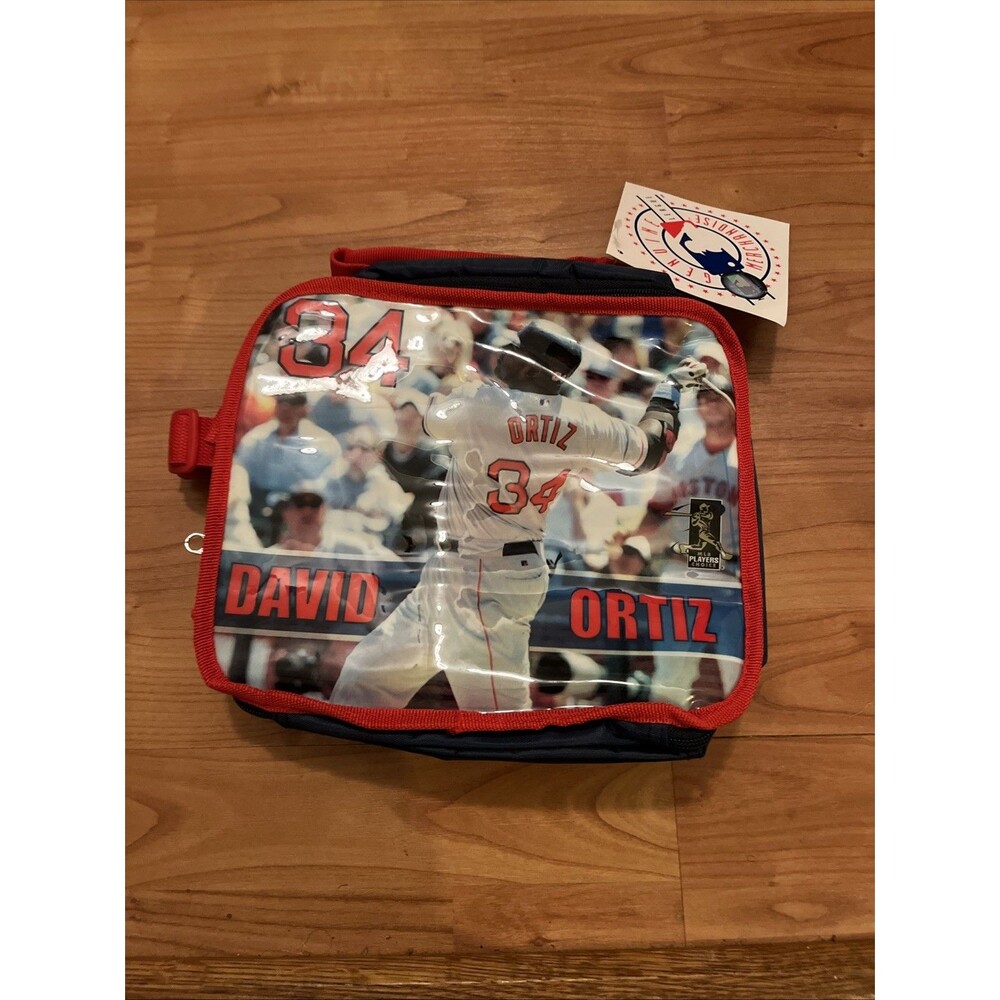 Boston Red Sox David Ortiz MLB Soft Sided Lunch Box / Bag Insulated Multicolor
